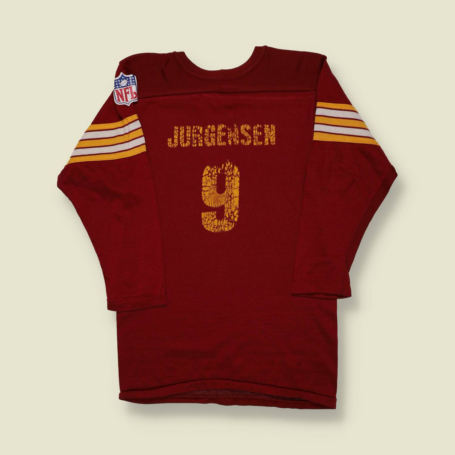 1970s | Washington Football | NFL Cotton Jersey – Burgundy / Gold - XXS