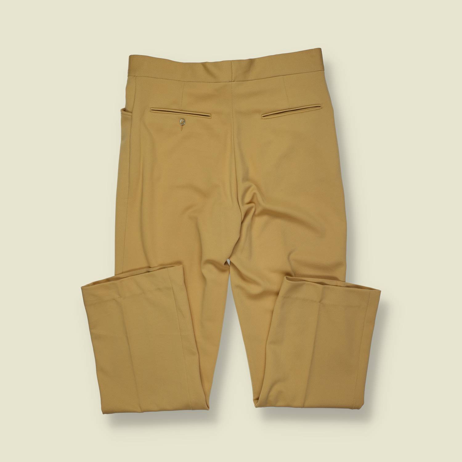 1970s | Unbranded | Flared Trousers – Mustard - w32