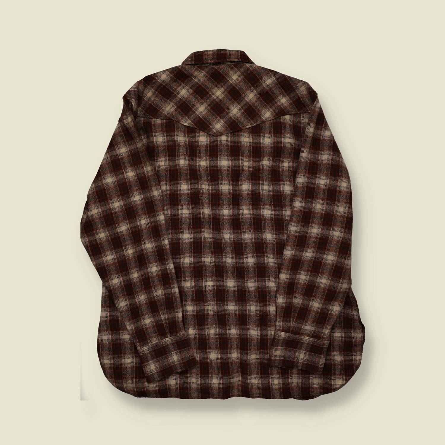 1970s | Woolrich | Western Wool Shirt – Brown Plaid - XL