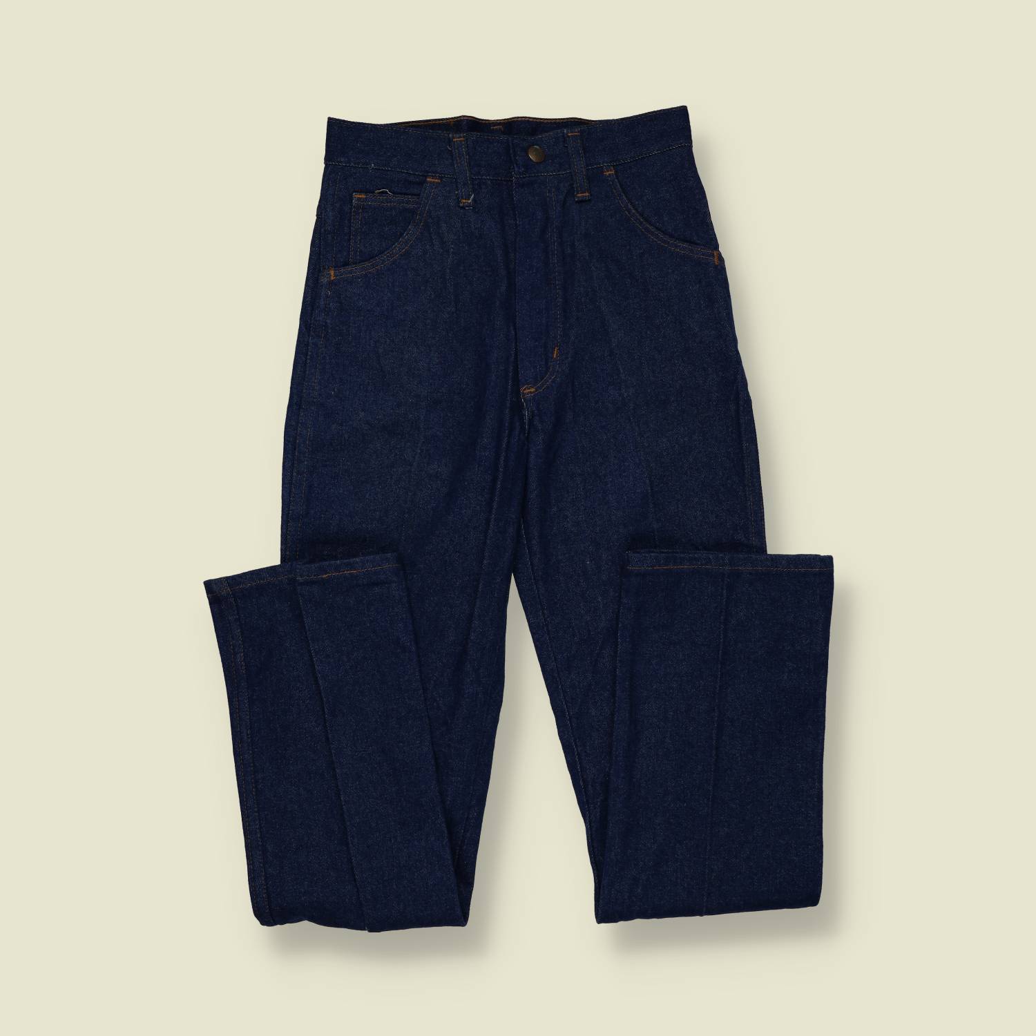 1970s | Wrangler Maverick | Deadstock Denim Jeans – Dark Indigo - w24