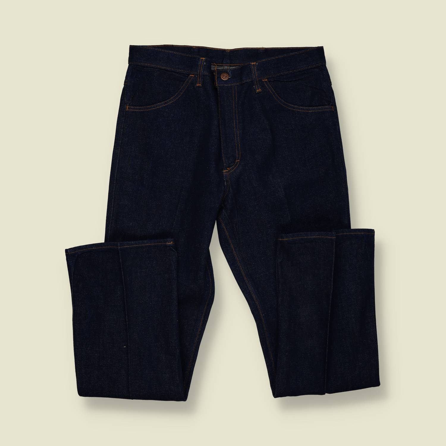 1970s | Roebucks | Deadstock Denim Jeans – Dark Indigo - w34