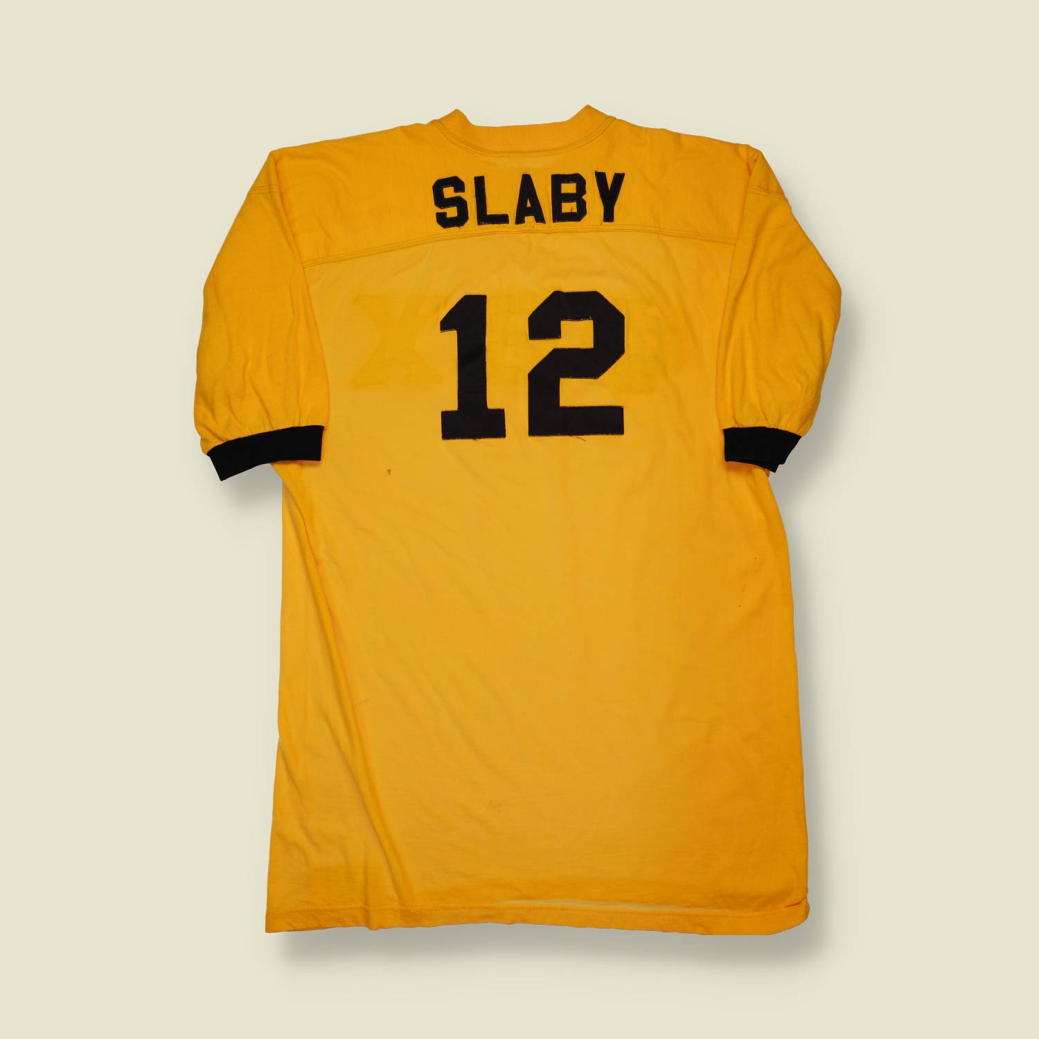 1980s | Russell Athletic | American Football Jersey – Yellow / Black - S/M