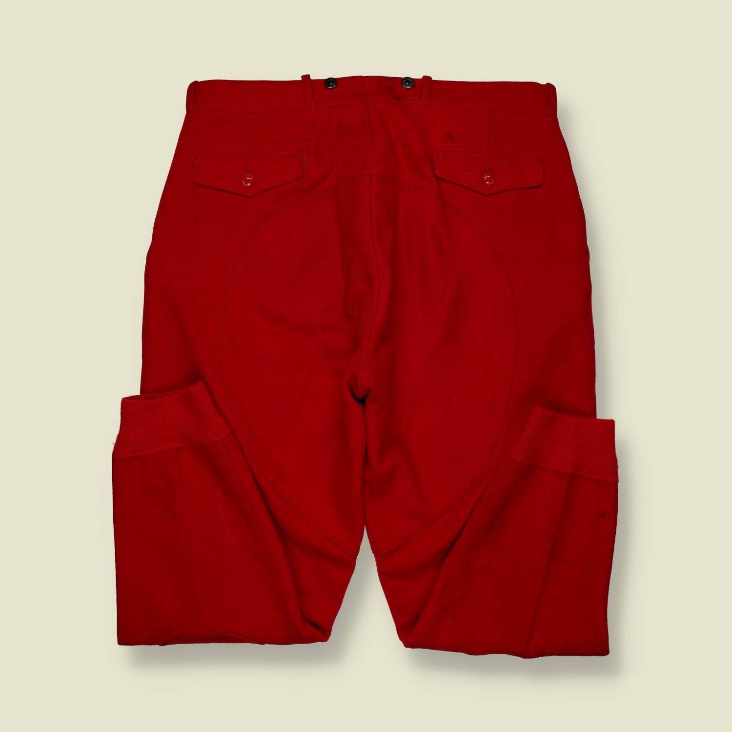 1960s | Woolrich | Made in USA | Wool Hunting Trousers – Signal Red - w36