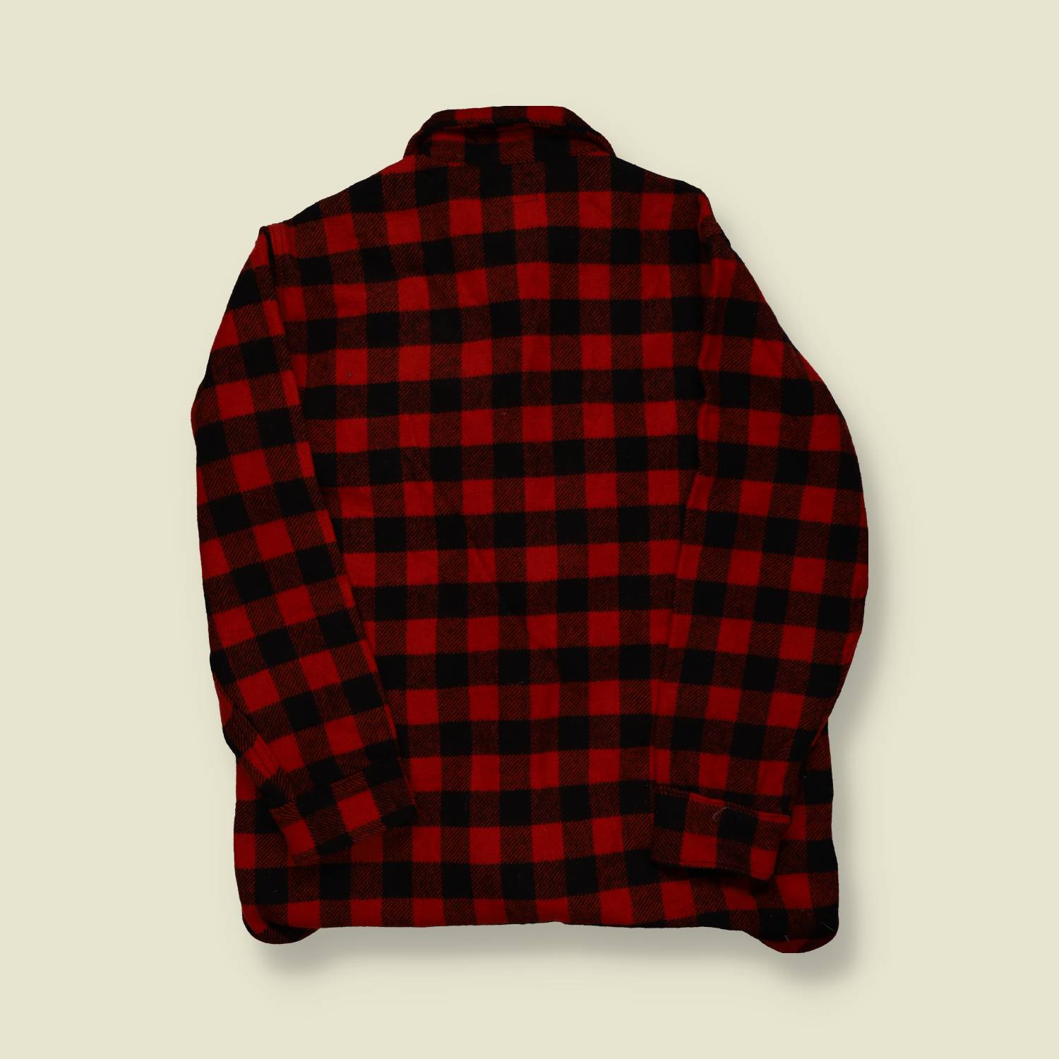 1950s | Woolrich | Buffalo Plaid Wool Shirt – Red/Black - M