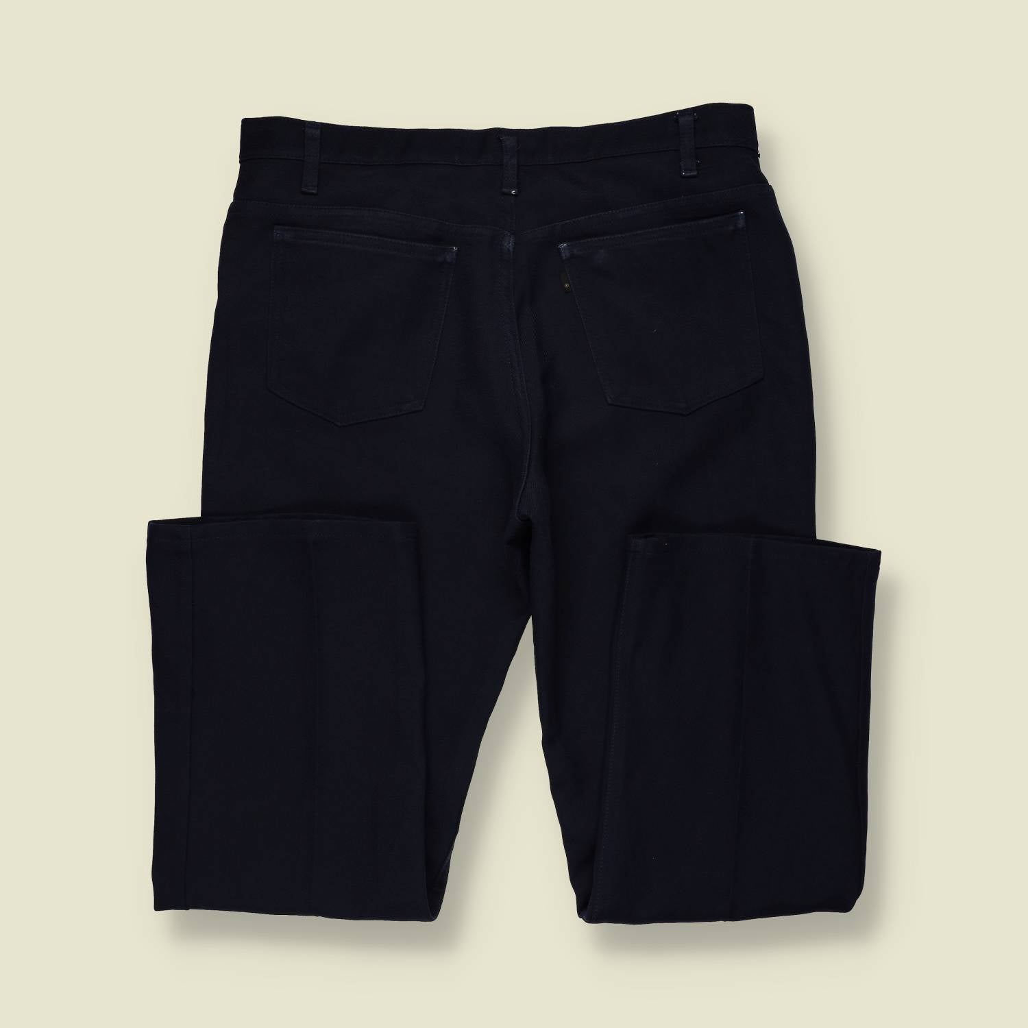 1970s | Levi’s Black Tab | Tailored Trousers | Made In USA | Navy - w36
