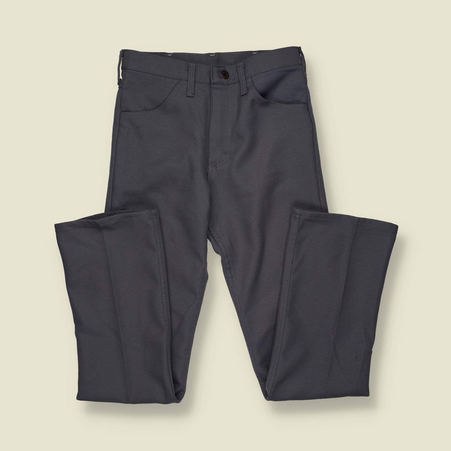 1970s | Wrangler | Charcoal Workwear Trousers - w28