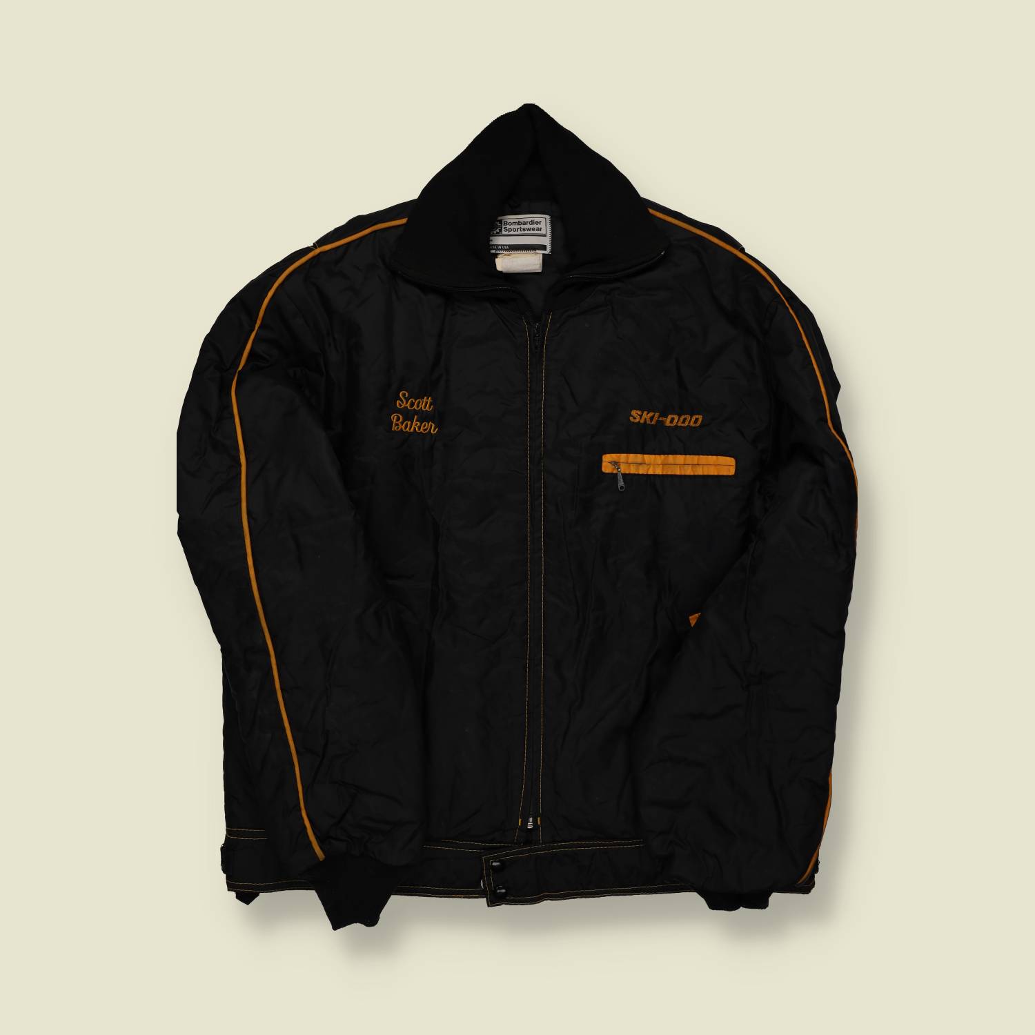1980s | Bombardier Sportswear | Ski-Doo Quilted Jacket - L