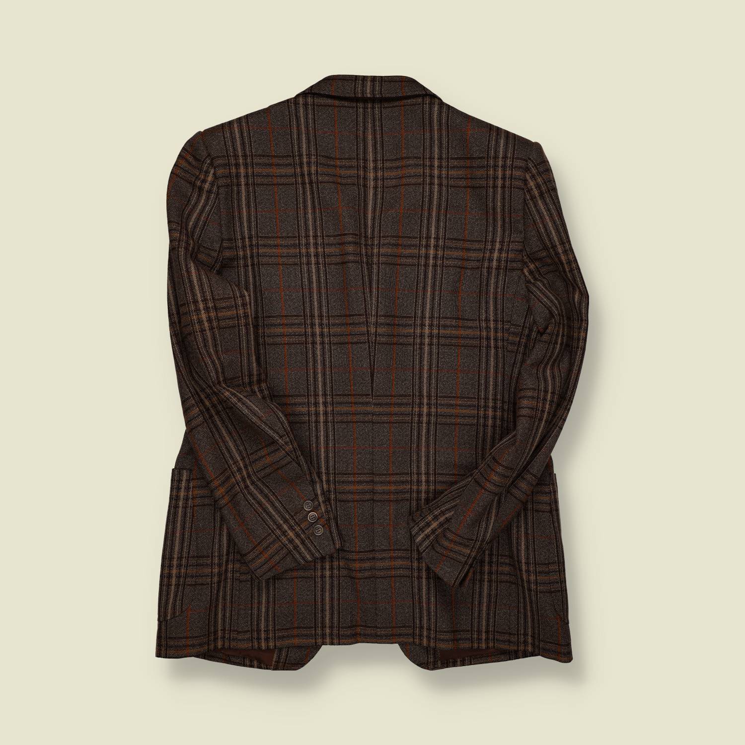 1970s | Tailored | Wool Plaid Blazer - S