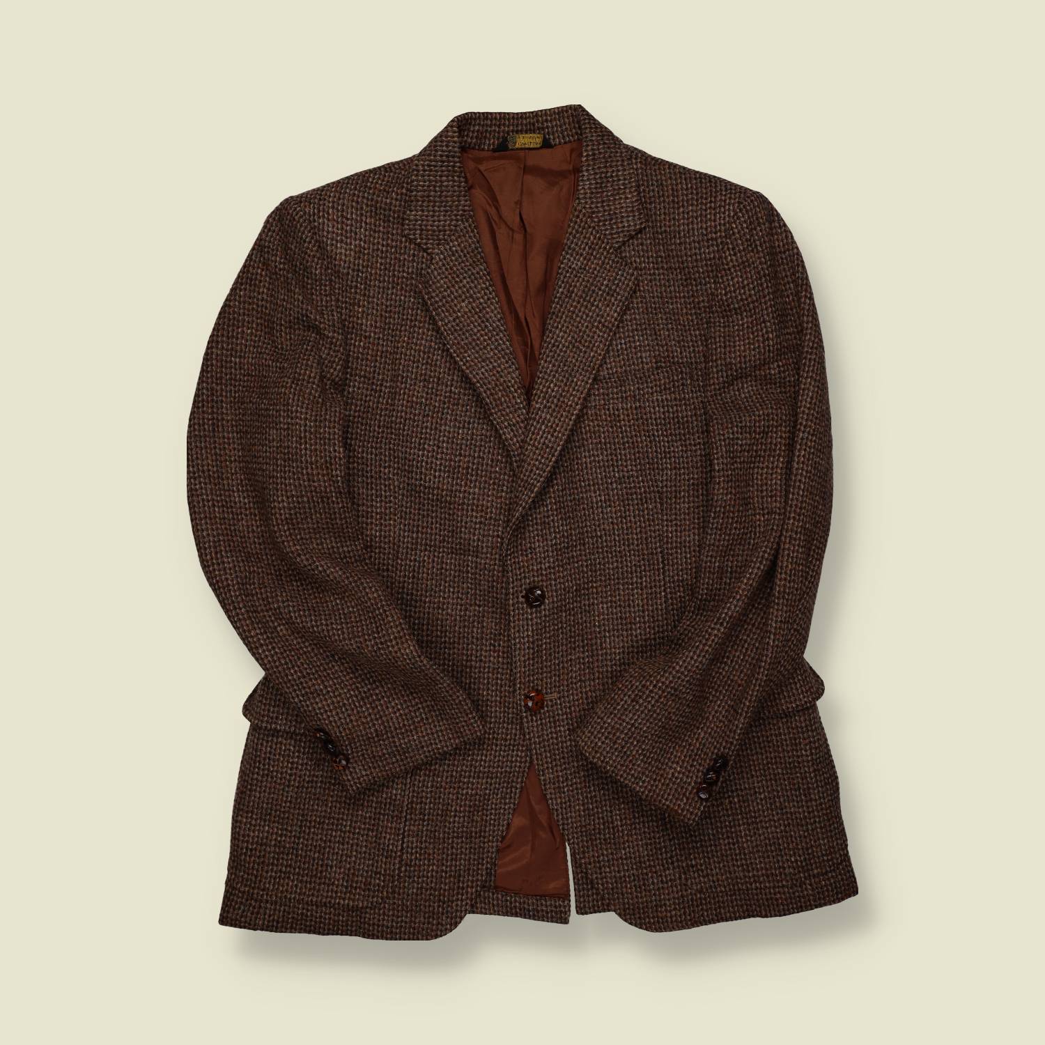 1970s | Harris Tweed | USA Tailored Wool Blazer - S/M