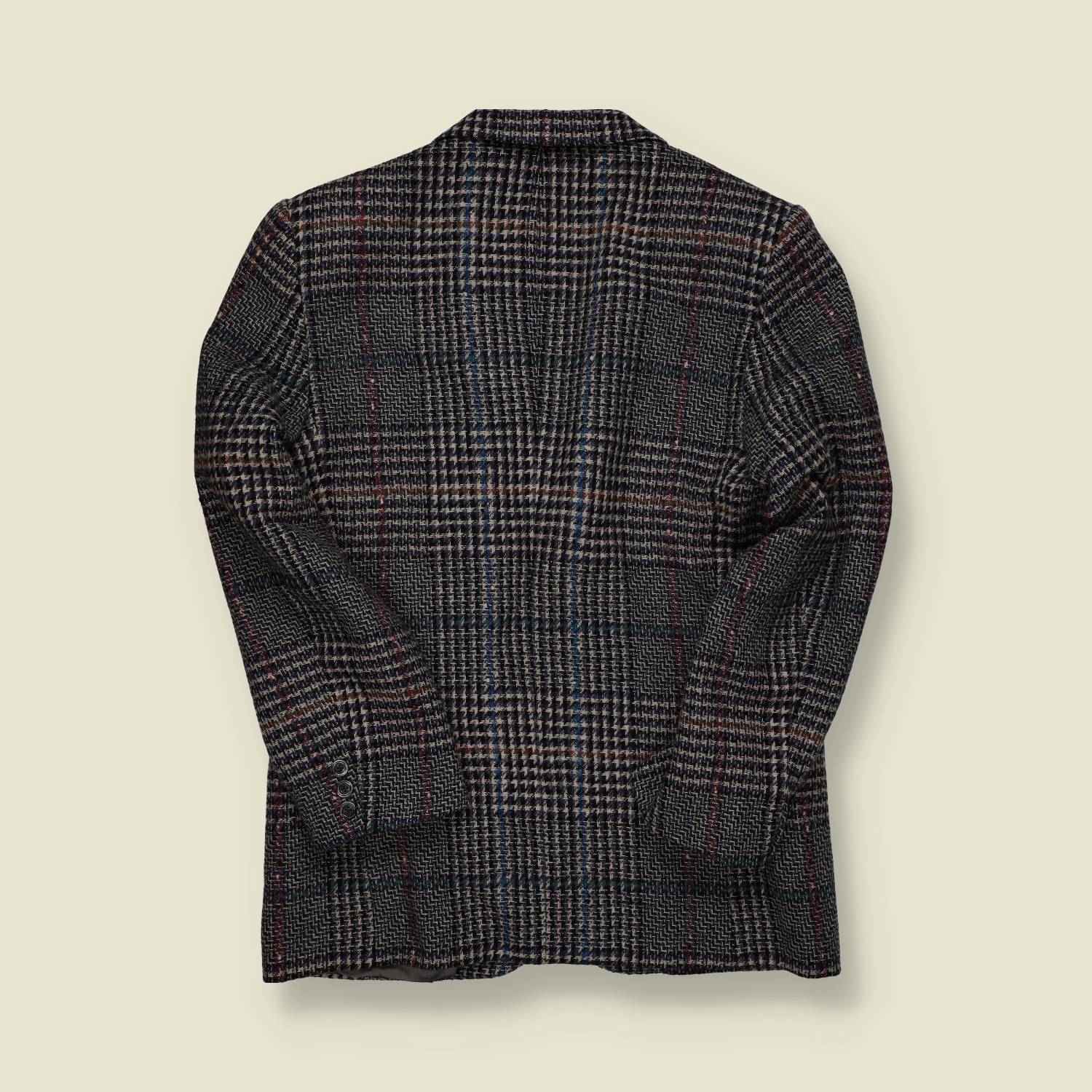 1970s | Tailored | Wool Check Blazer - S