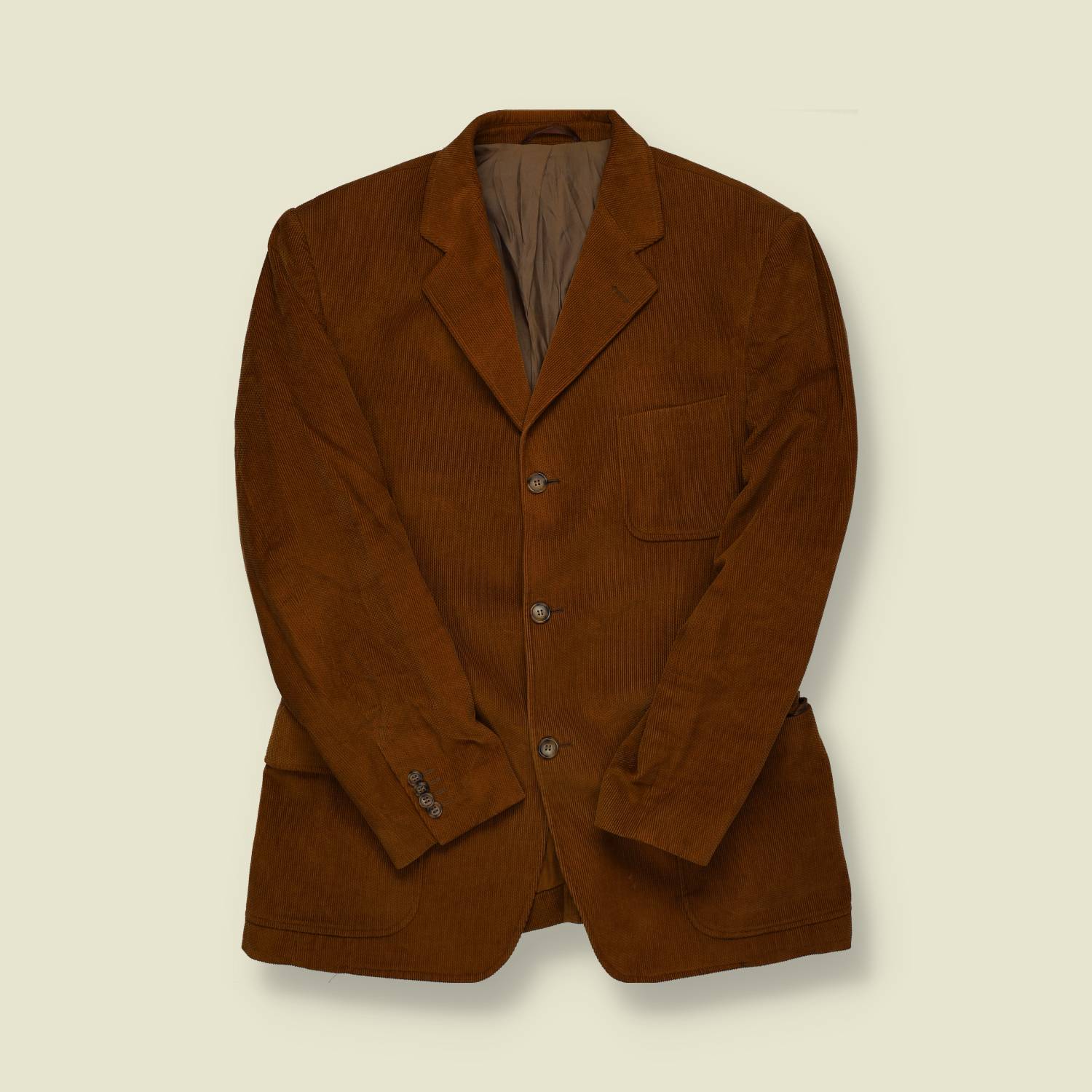 1980s–1990s | Tailored | Corduroy Blazer - S