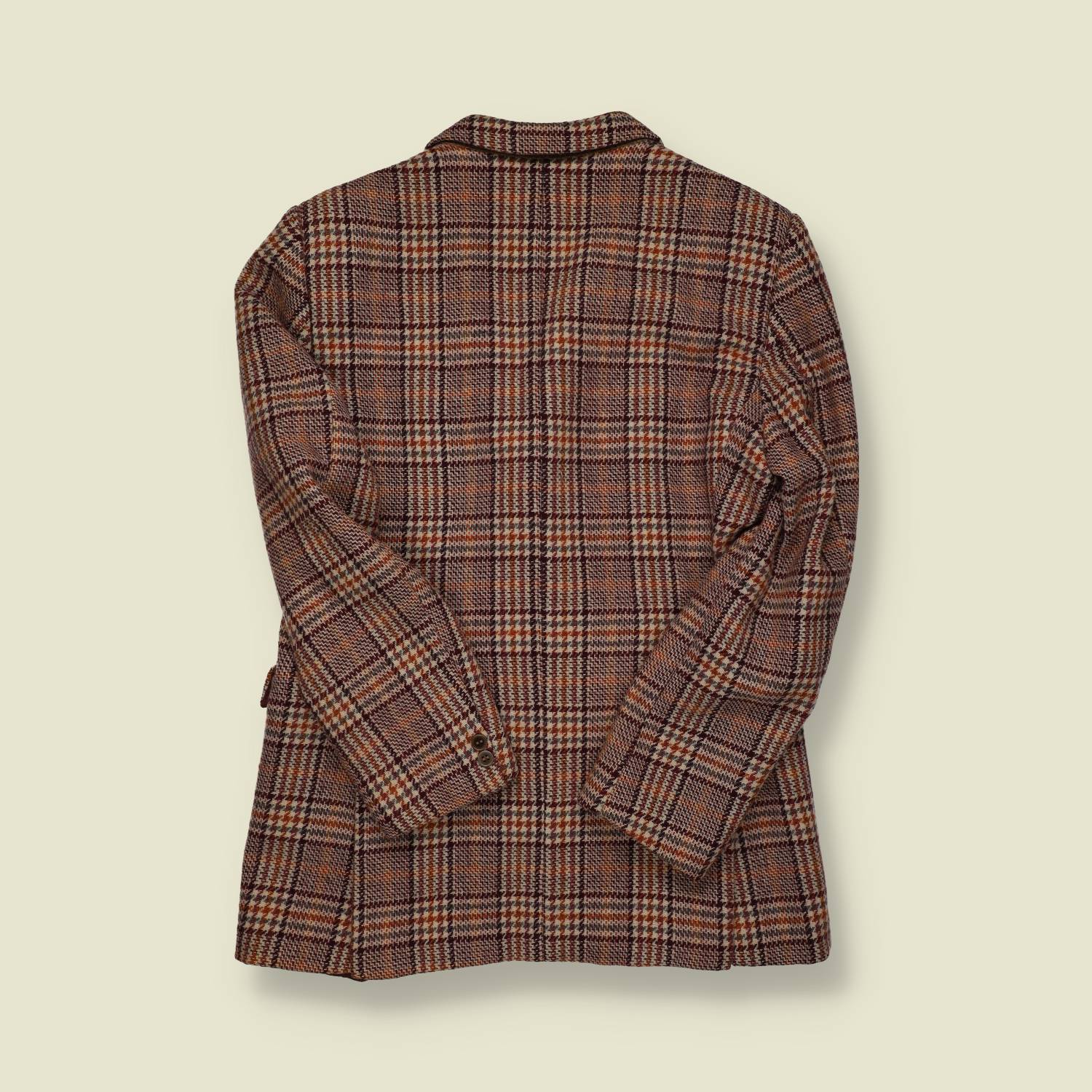 1970s | Tailored | Wool Plaid Blazer - XS