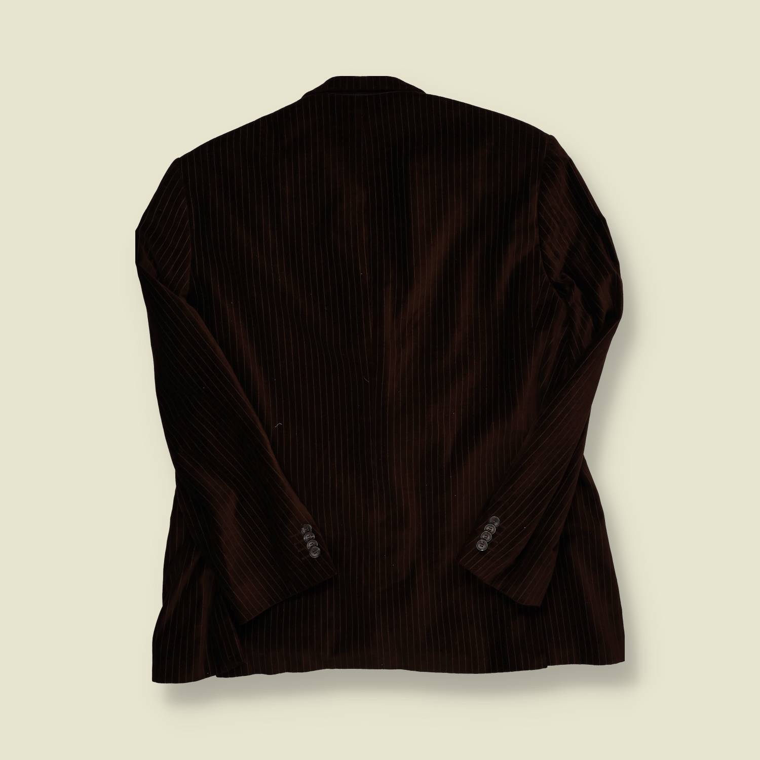 1990s | Biagoni | Velvet Pinstripe Blazer - M/L