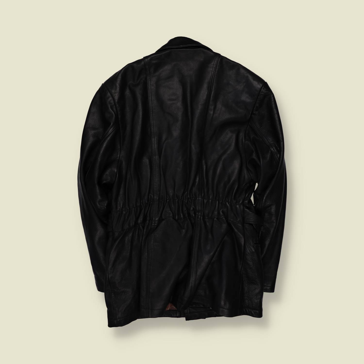 1980s | Loco Racococo | Black Leather Biker Jacket - XS