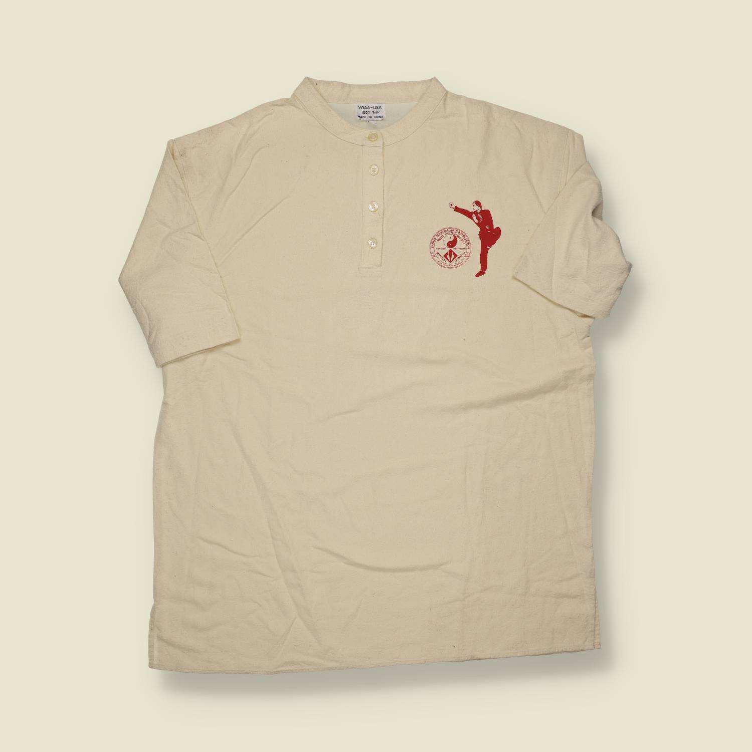 1990s | Yang’s Martial Arts Association Henley Tee – Boston, MA - M