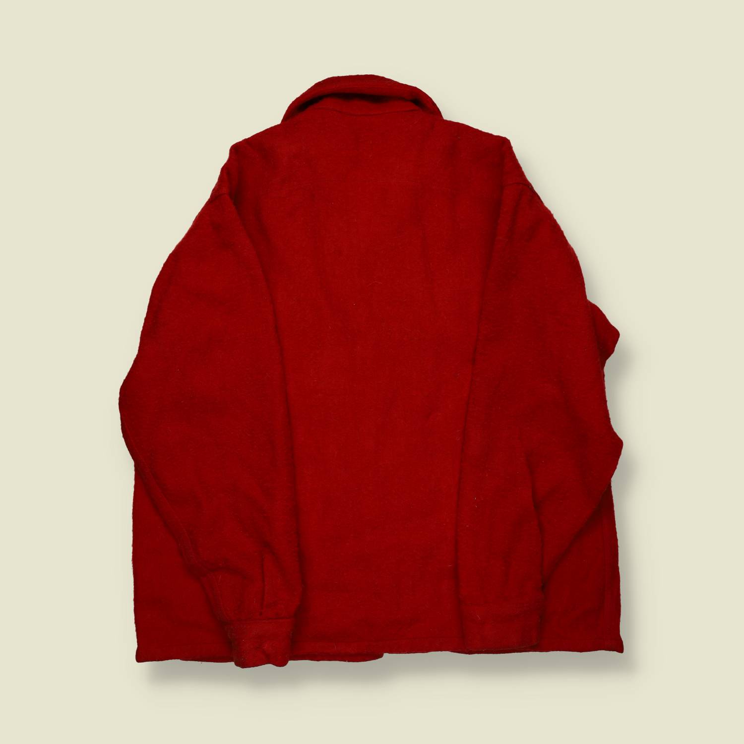 1950s | Big Yank Wool Shirt Jacket – Red - L/XL