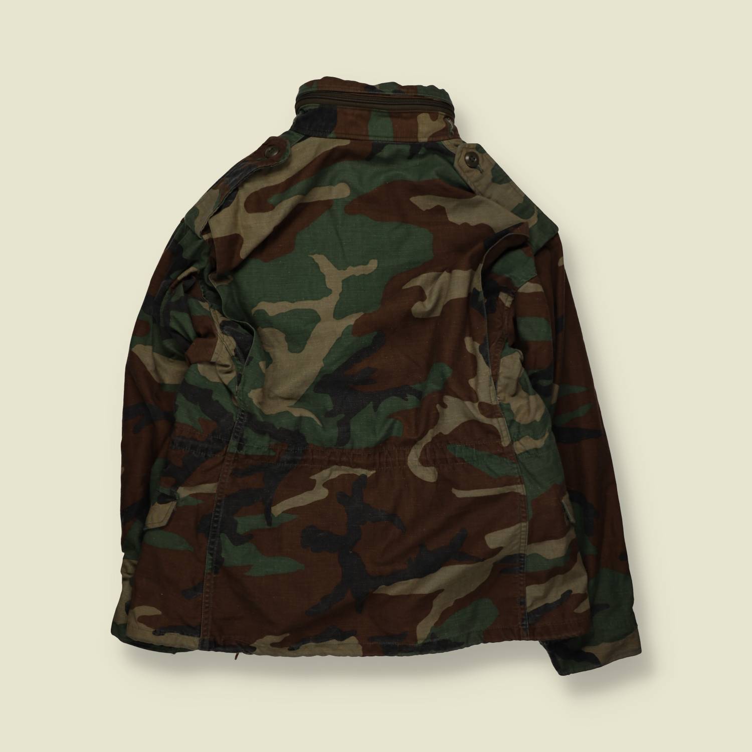 1987 | U.S. ARMY | M-65 Cold Weather Field Jacket | Woodland Camouflage – M