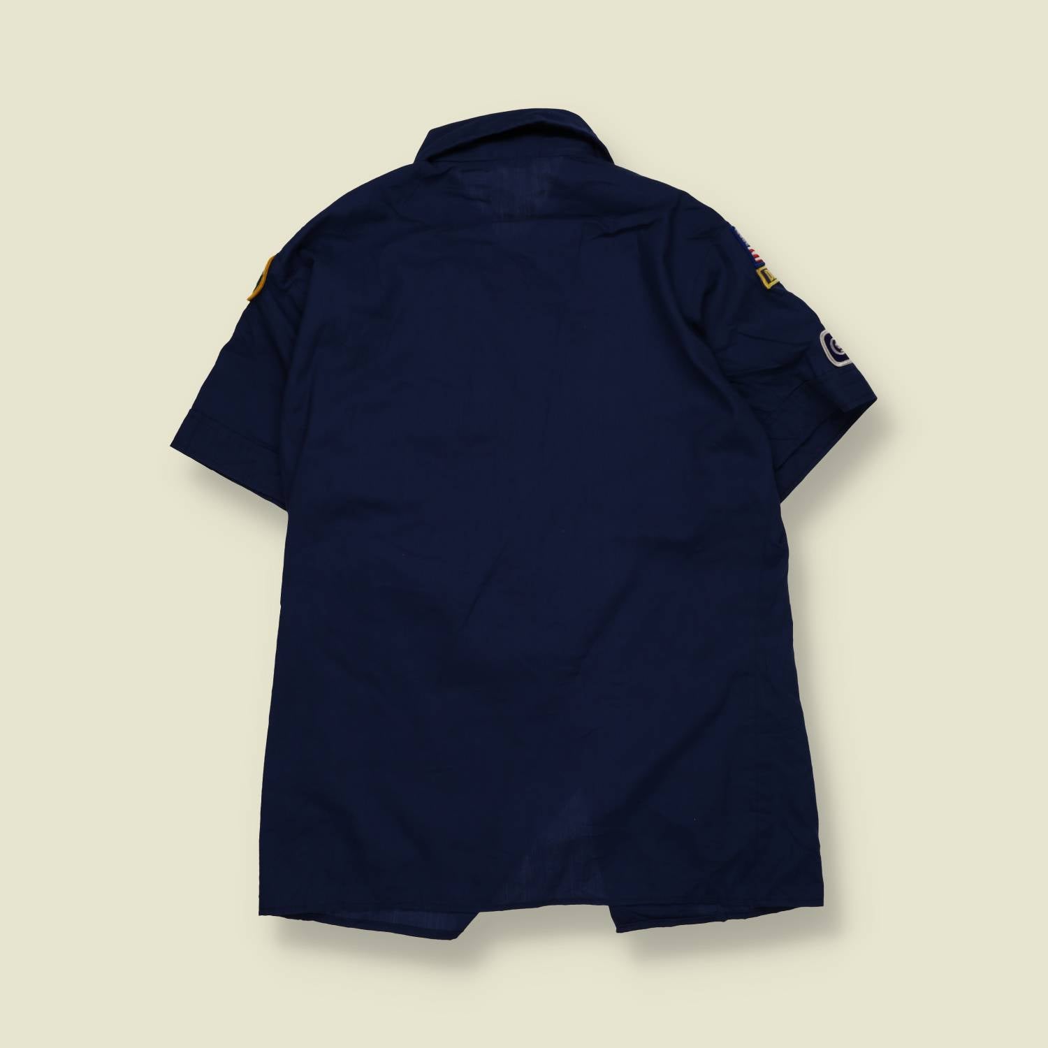 1990s | Boy Scouts Of America | Short Sleeve Uniform Shirt | Navy – XS