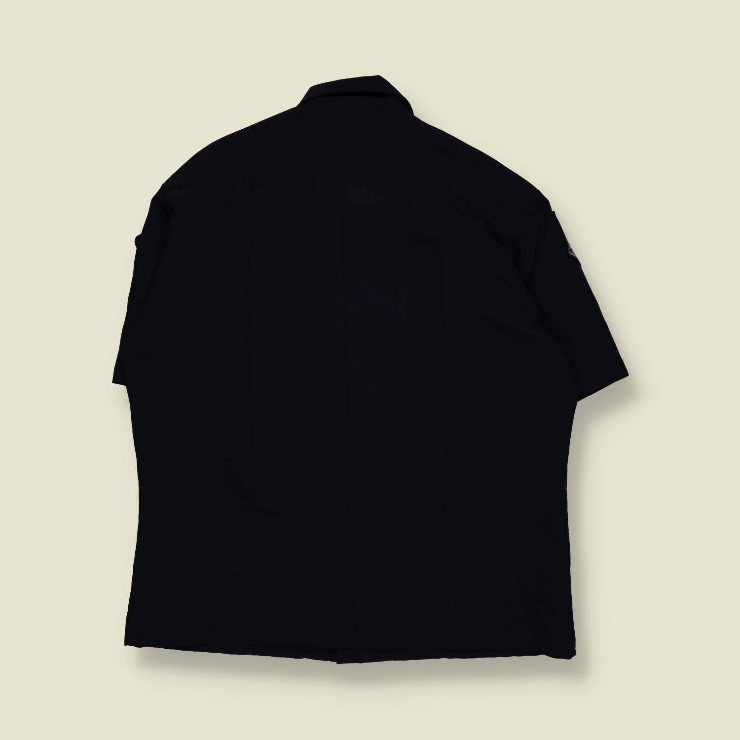 1990s | Blauer | Police Uniform Shirt | Black – XL