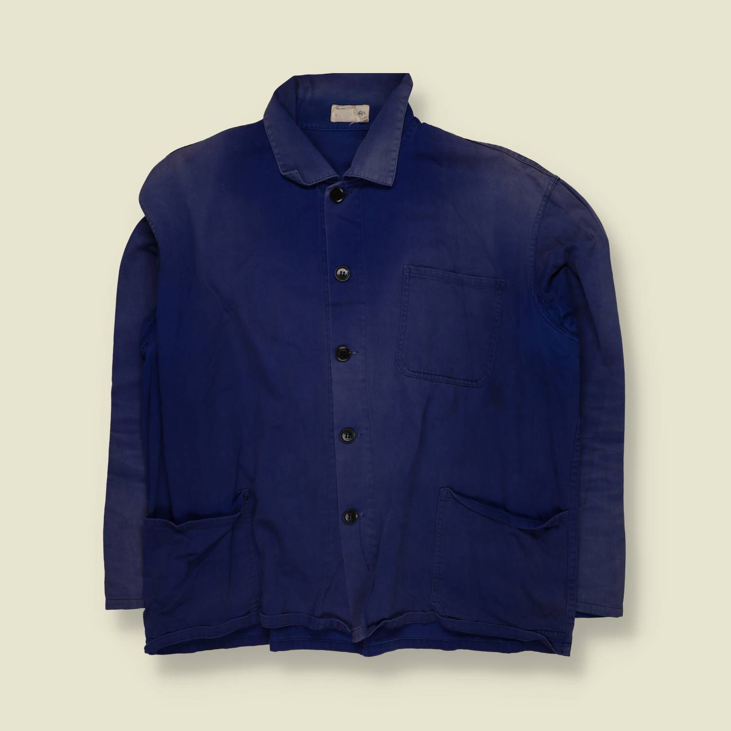 1980s | European | Chore Jacket | Indigo Blue – XXXL