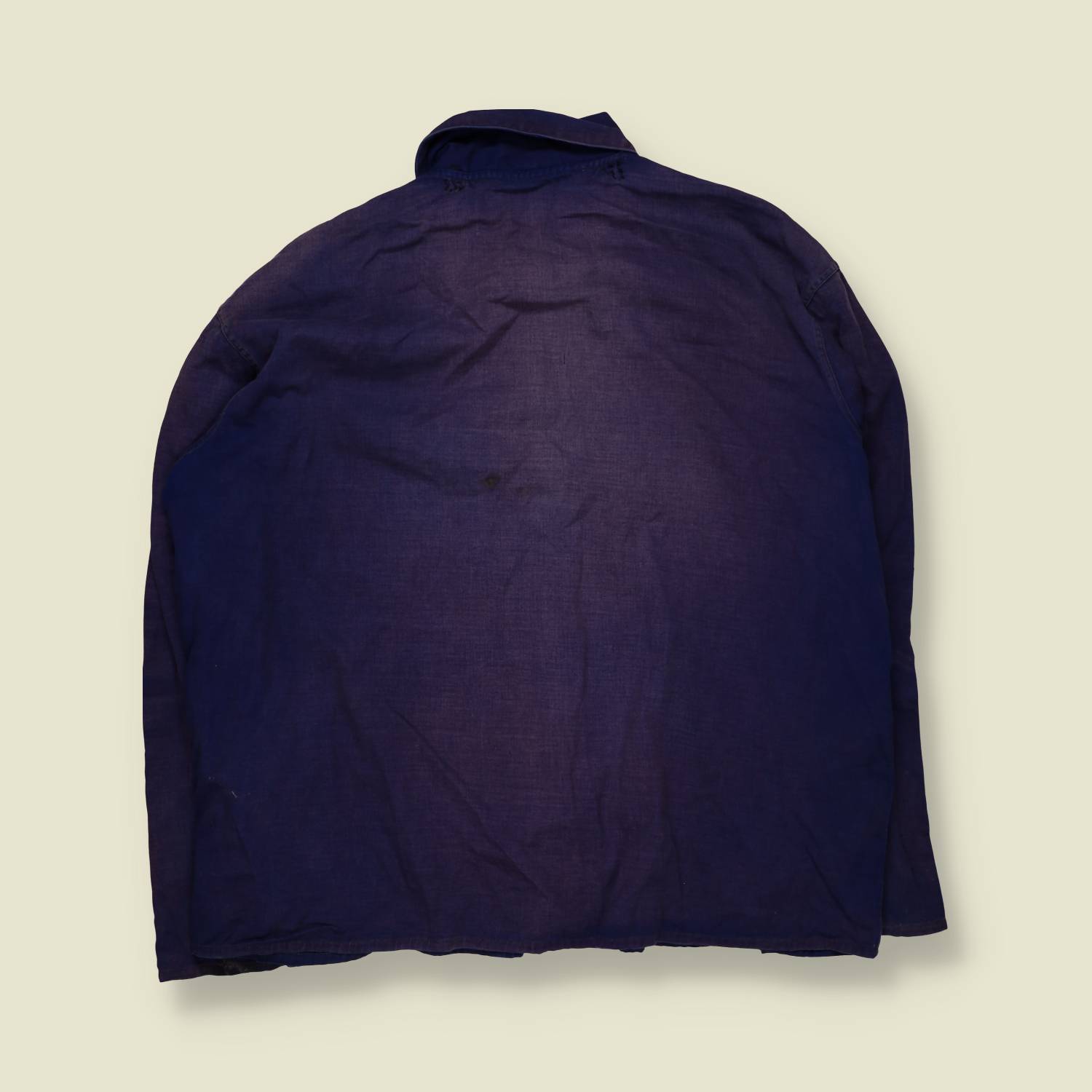 1980s | Chinese | Chore Jacket | Indigo Blue – XXXXL