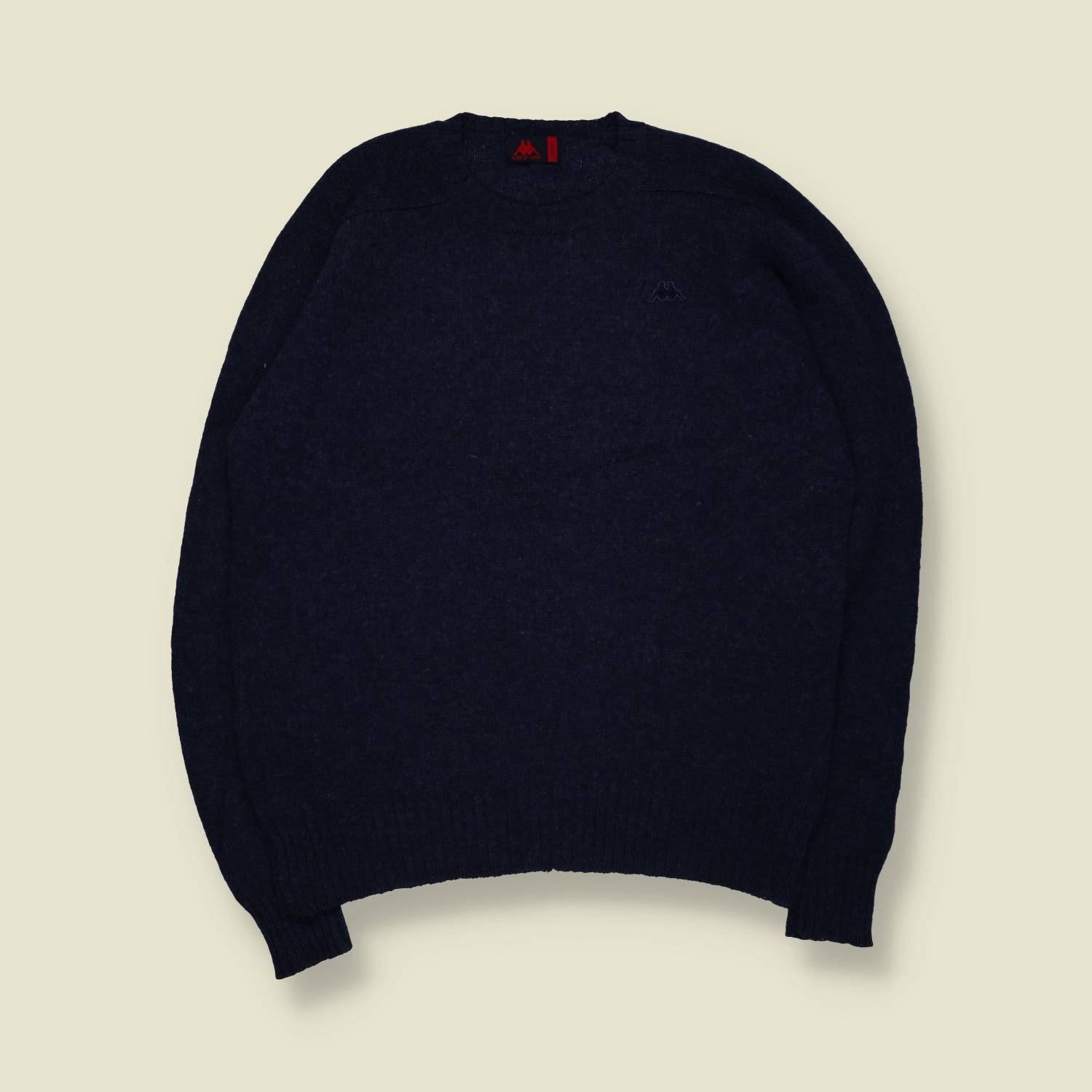 1990s | Kappa | Knit Jumper | Navy – L
