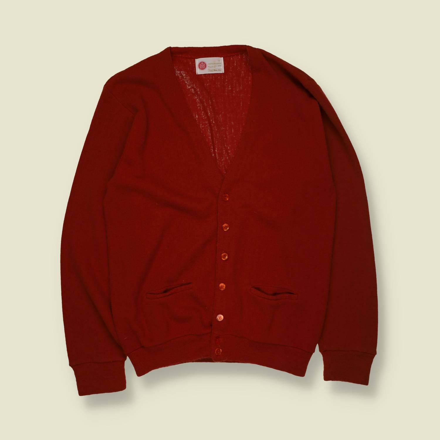 1960s–70s | Kings Road | Cardigan | Red – S