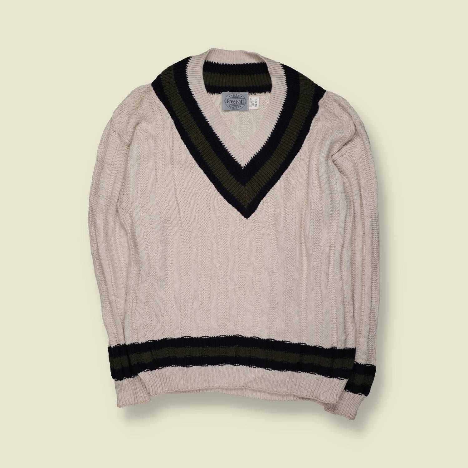 1980s | Free Fall | Cricket Jumper | Made In USA – XL