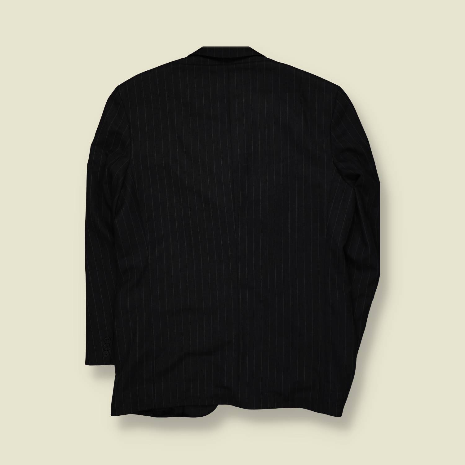 1990s | Candidate | Four Button Pinstripe Blazer – XL