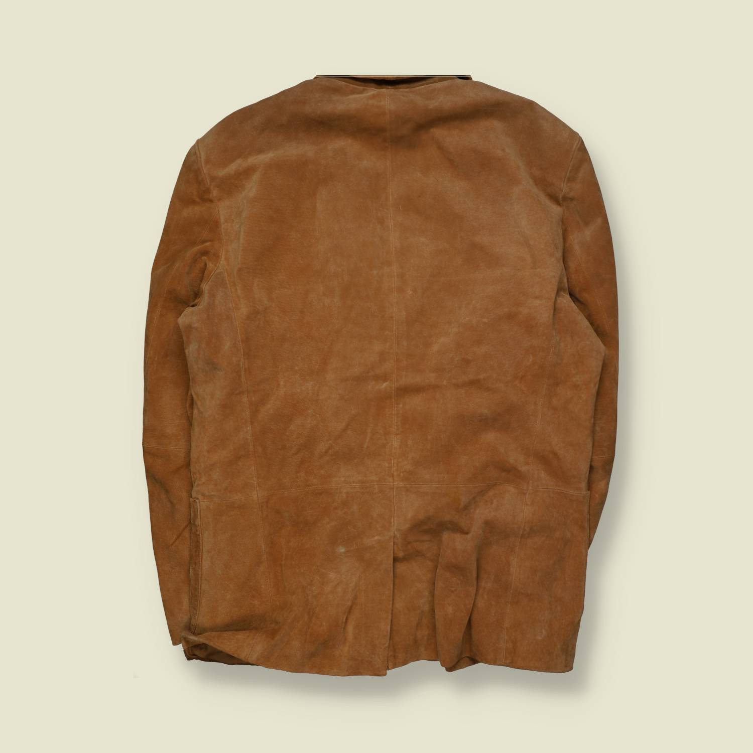 1990s | Skelton | Suede Blazer – XXXL