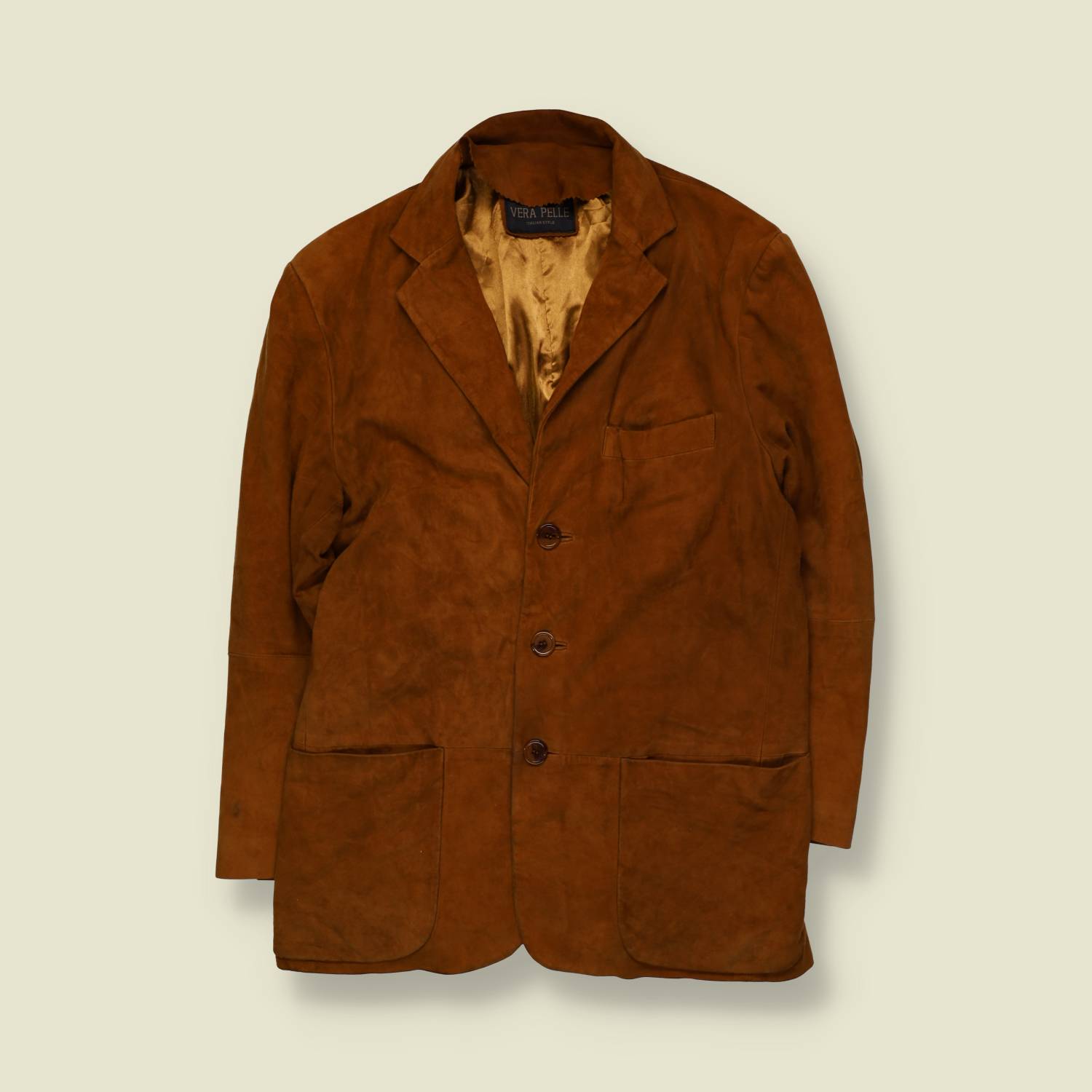 1980s | Vera Pelle | Italian Suede Blazer | Made In Italy – S