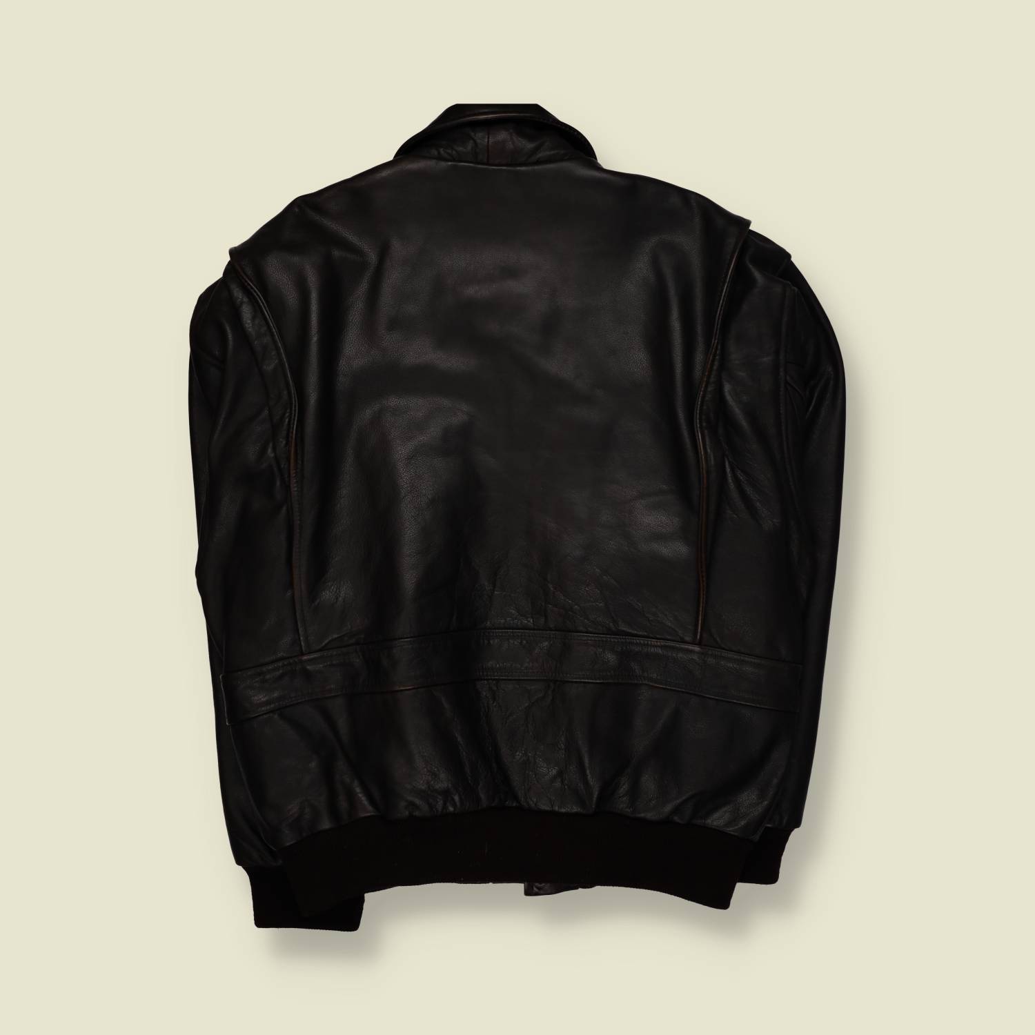 1980s | Leather Flight Jacket – XXXL