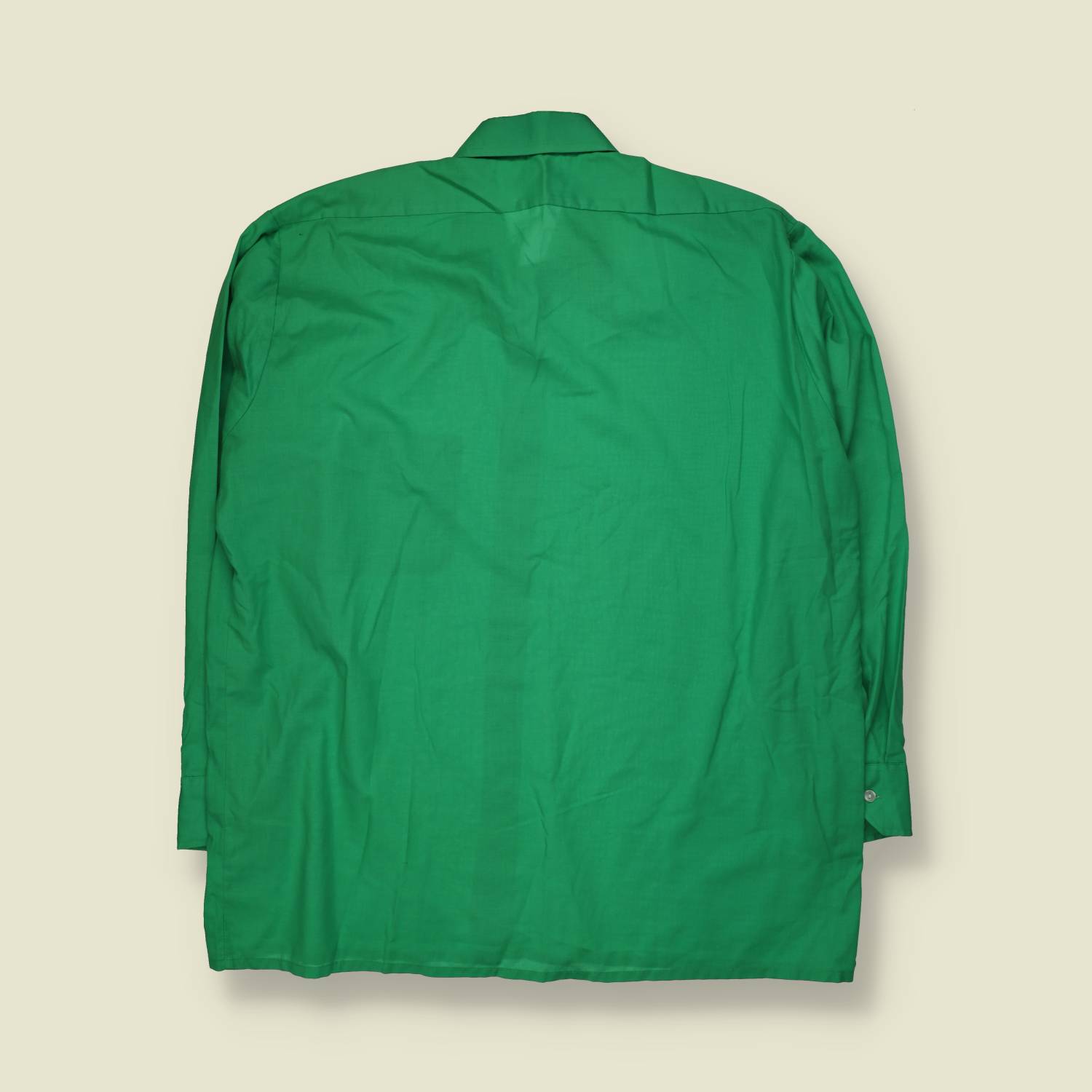 1970s | Piolen | Long Sleeve Shirt | Green - XXL