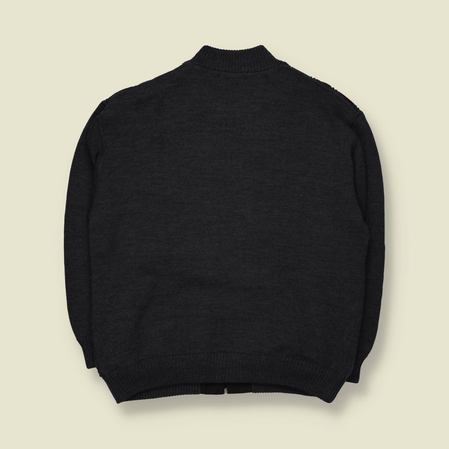 1980s | Luciano Chiari | Suede Front Cardigan | Made In Italy – XL