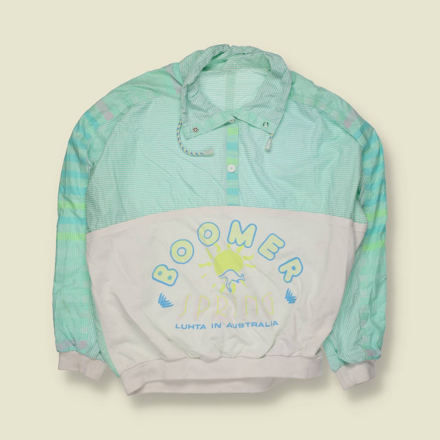 1980s | Luhta | Boomer Spring Long Sleeve Polo - XXL