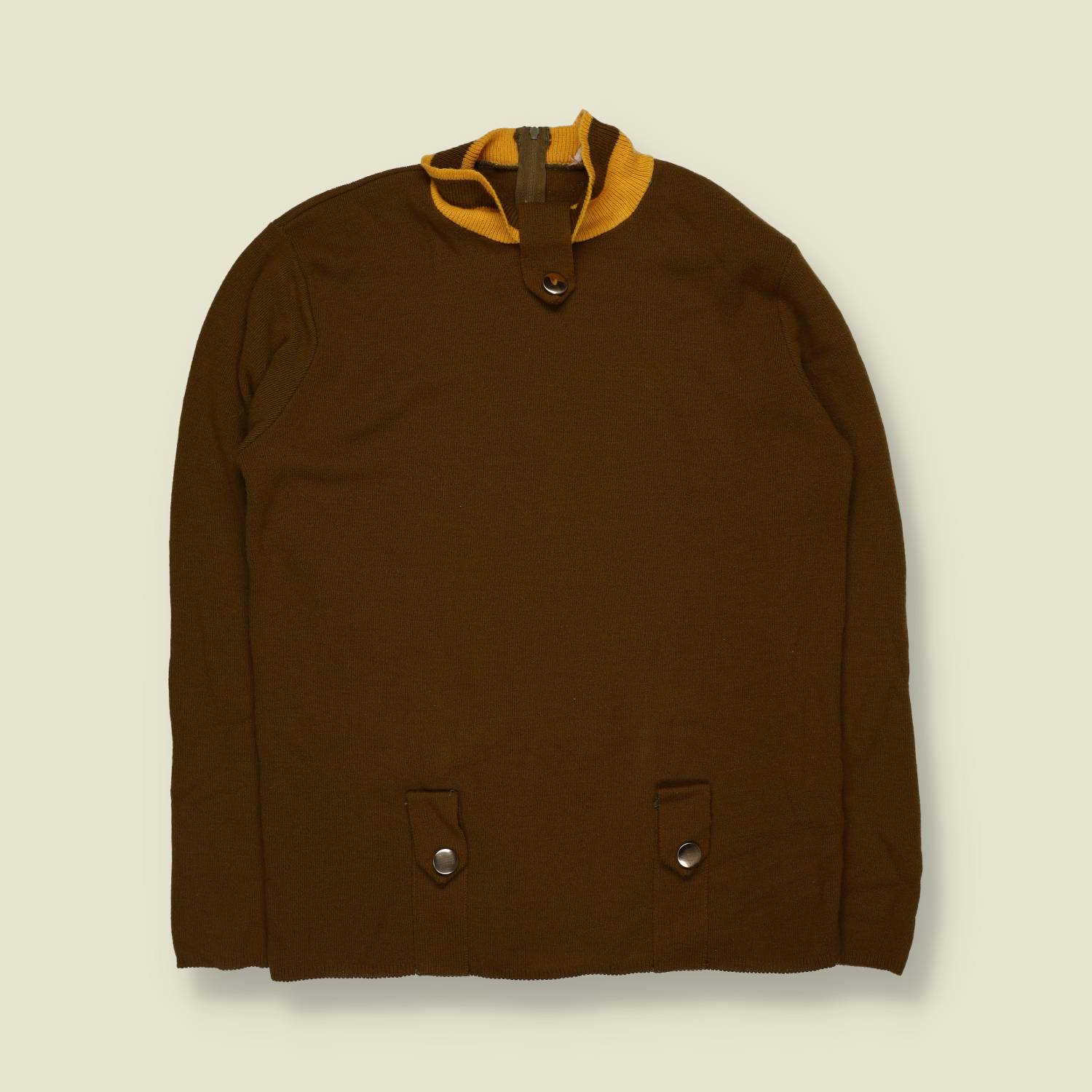 1960s | Knit Top | Brown - 10