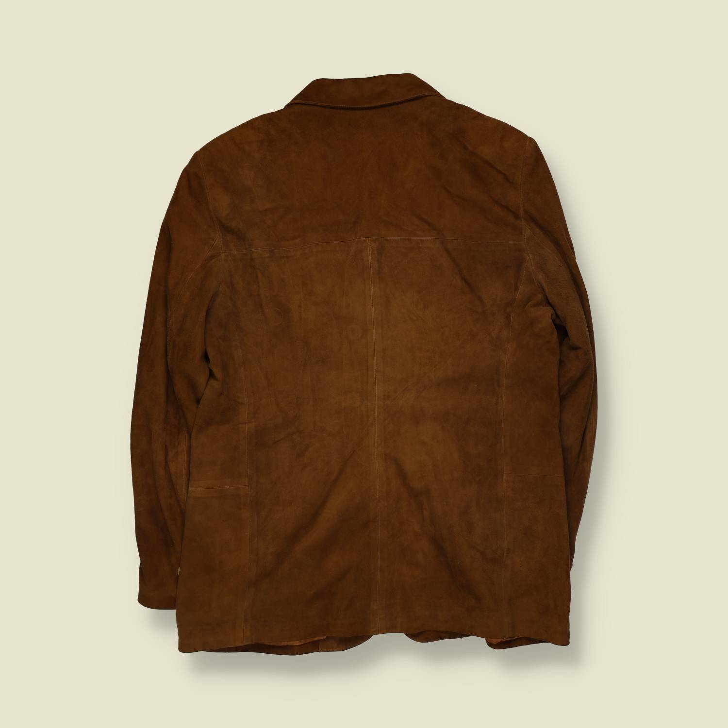 1990s | Suede Leather Jacket | Brown - 12