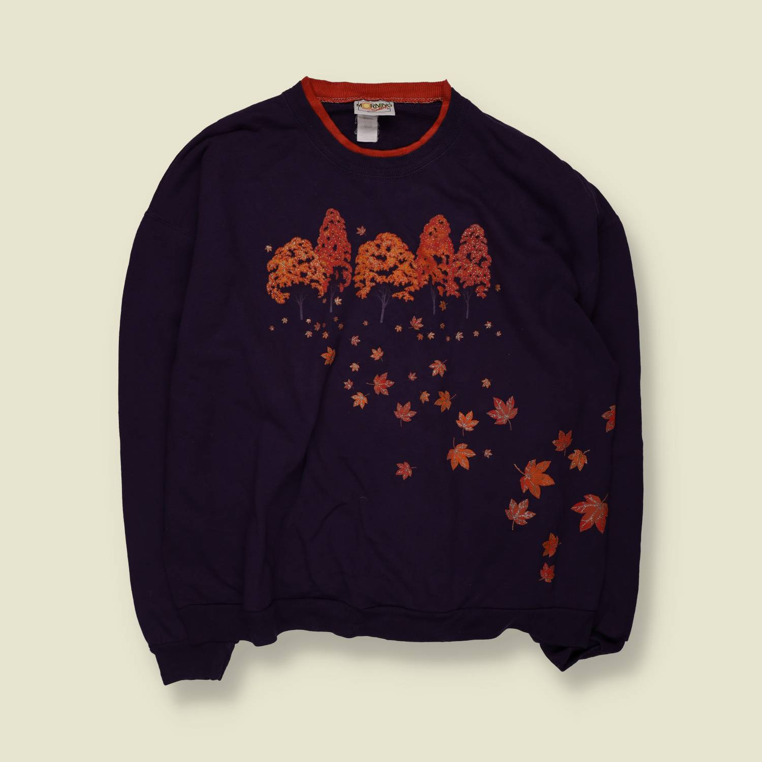 1980s | Morning Sun | Sweatshirt | Purple - One size