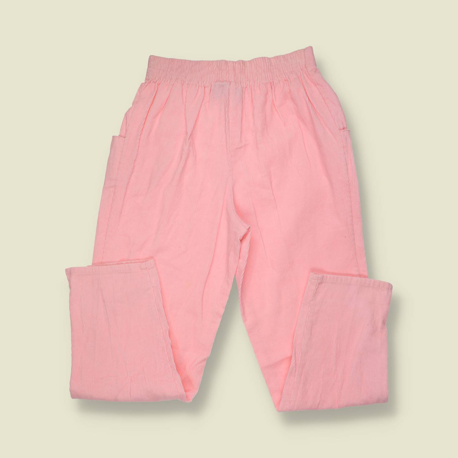 1980s | Lightweight Cord Trousers | Pink - w28