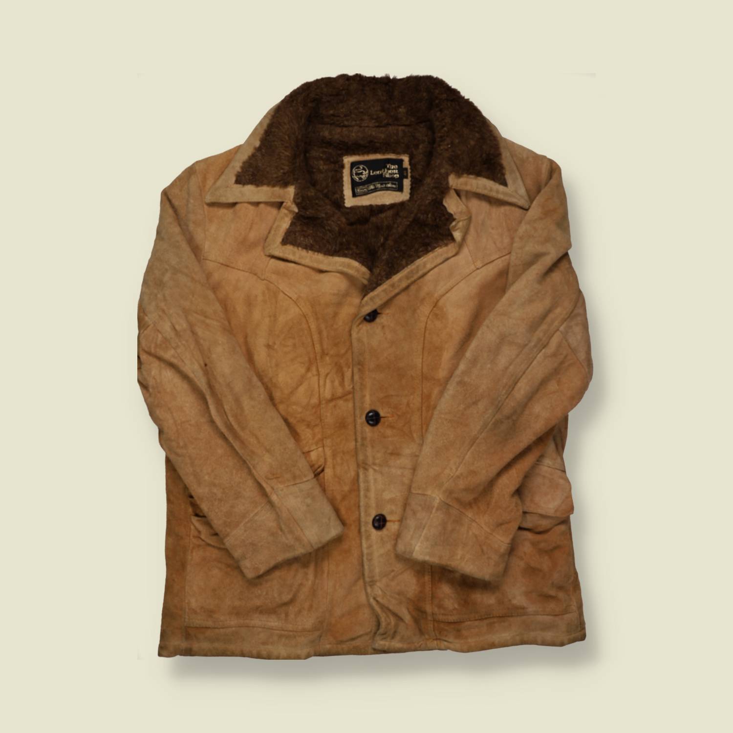 1970s Western Leather Coat - L