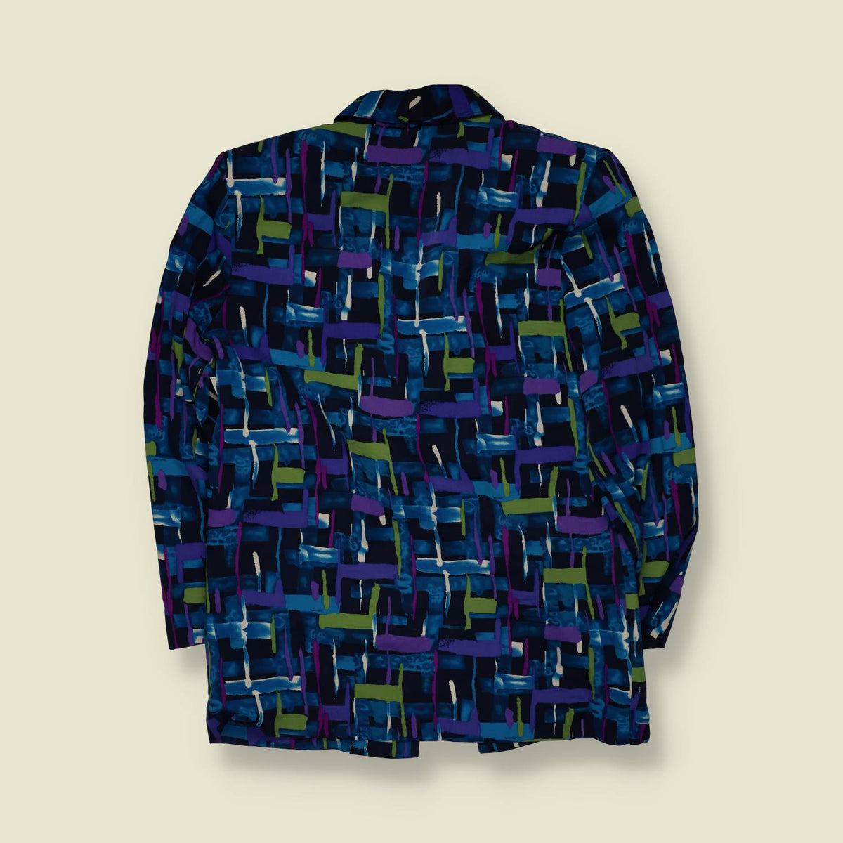 1980s | Abstract Print Blazer | Kensington Square - 14
