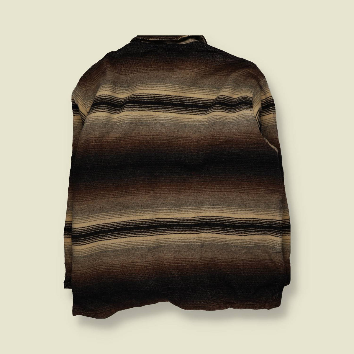 1980s | Woolrich | Striped Wool Blanket Jacket - 4XL