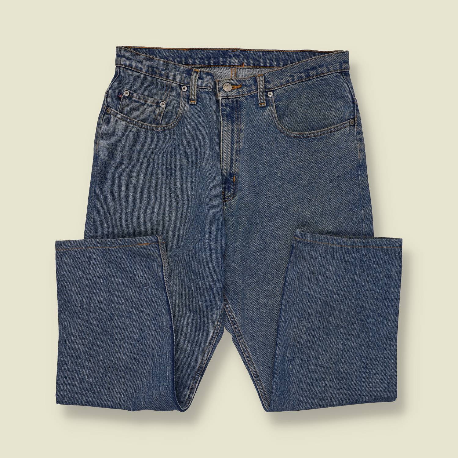 1990s | Polo Jeans Co. Ralph Lauren | Denim Jeans | Blue Wash - w34