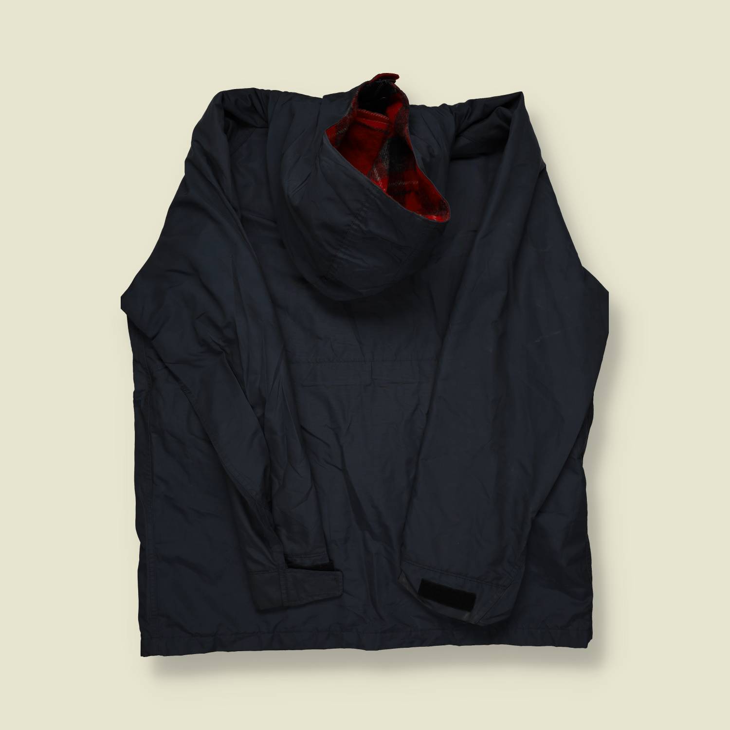 1990s | Woolrich | Hooded Mountain Parka – Dark Blue - XL