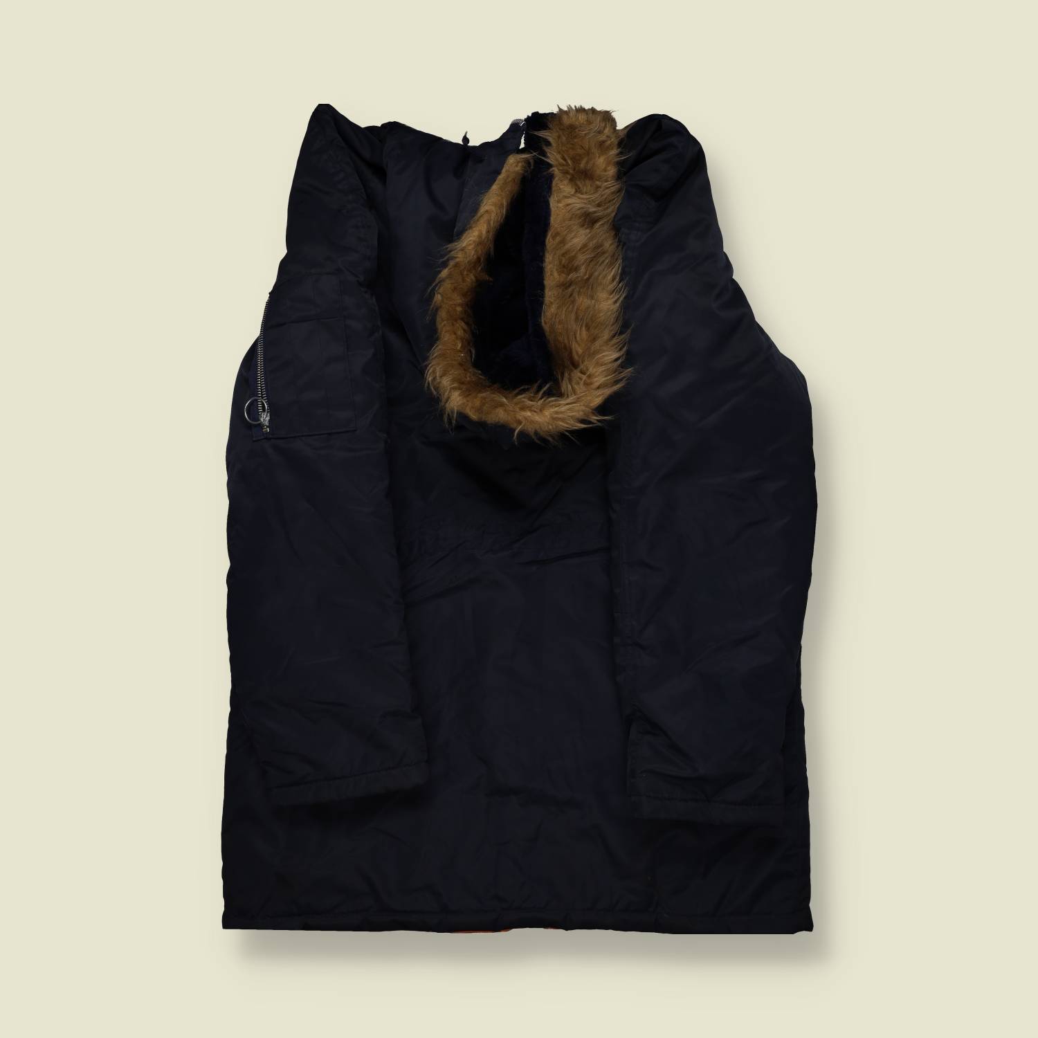 1970s | JCPenney | Nylon Parka – Black - S