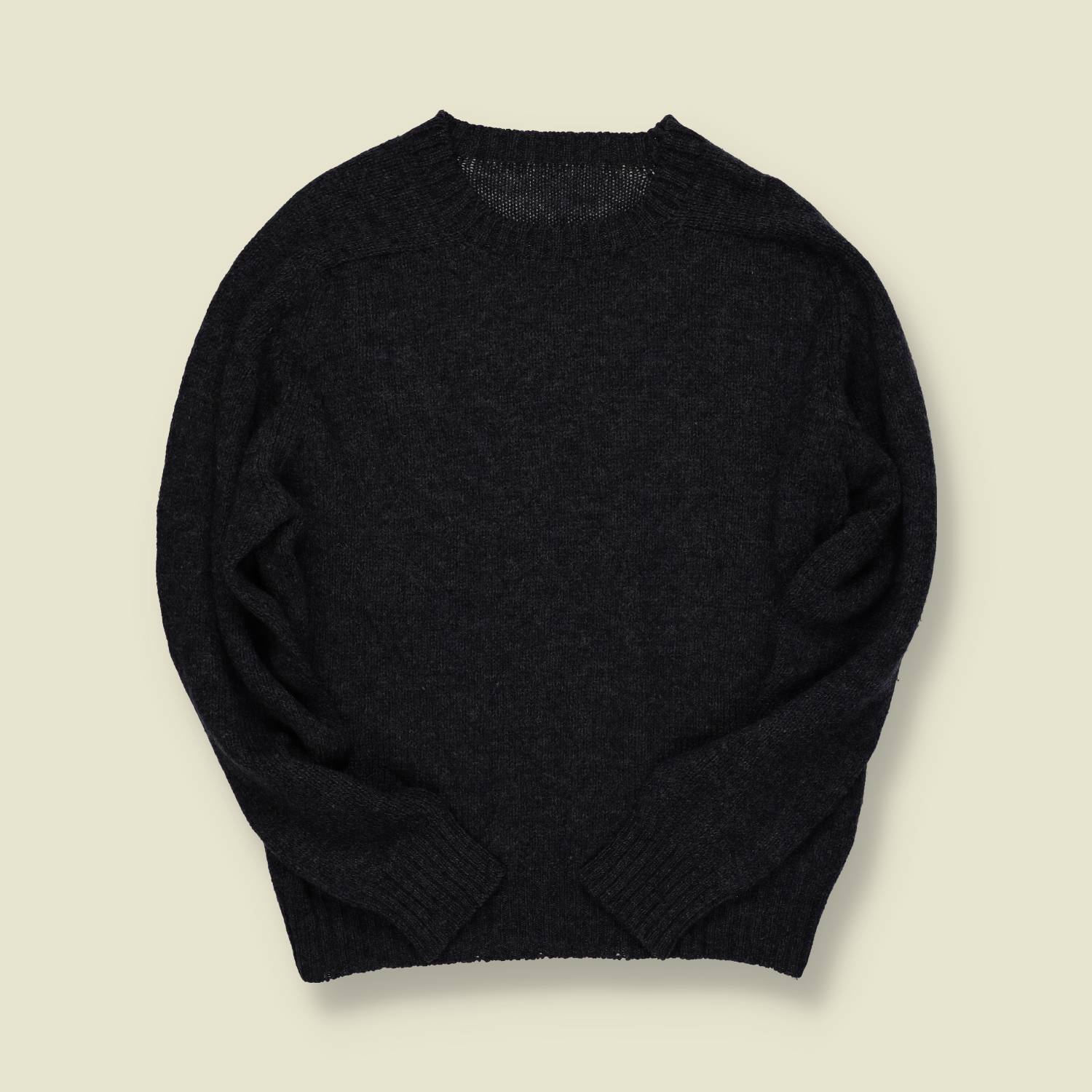 1980s | Hand-Knit | Moss Green - S