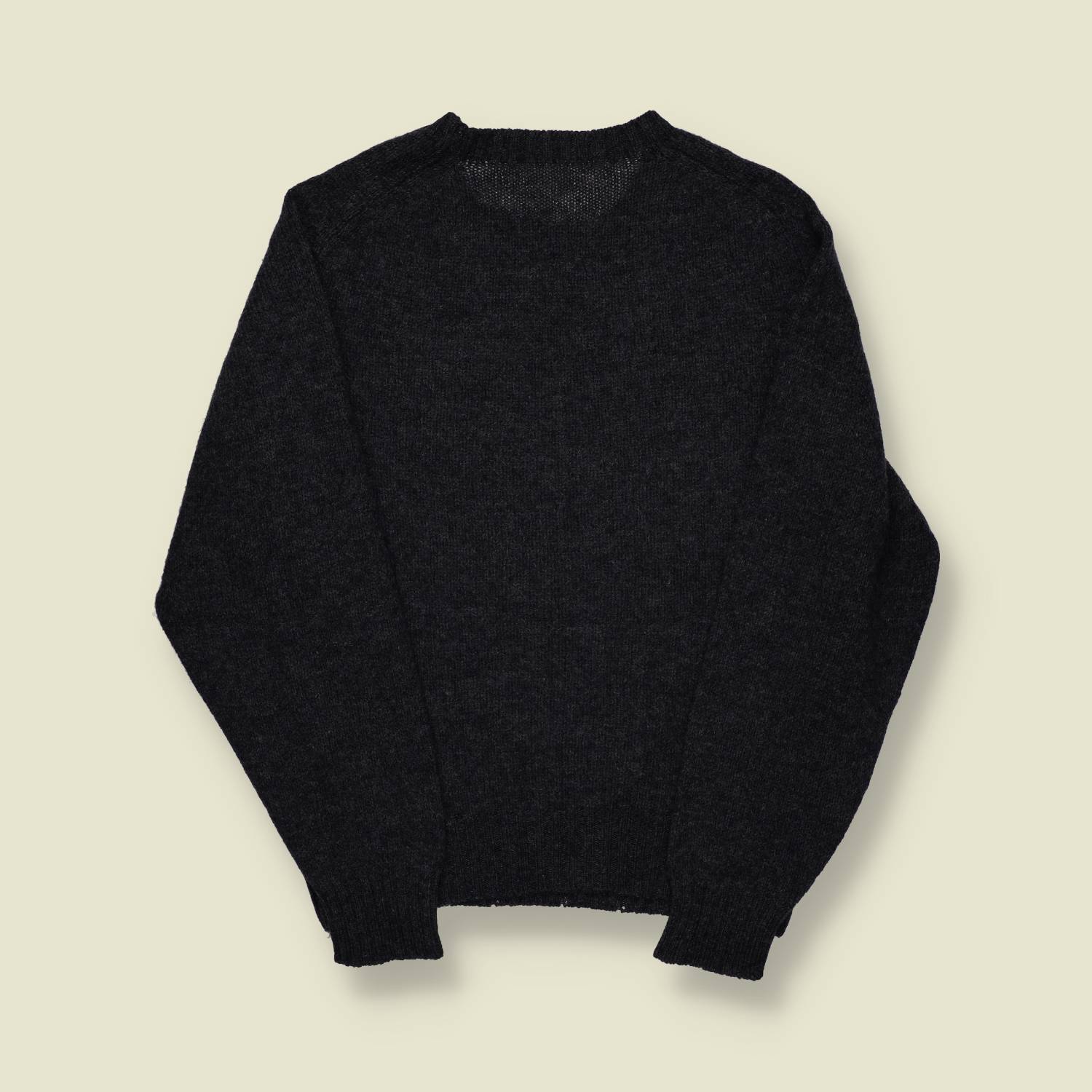 1980s | Hand-Knit | Moss Green - S