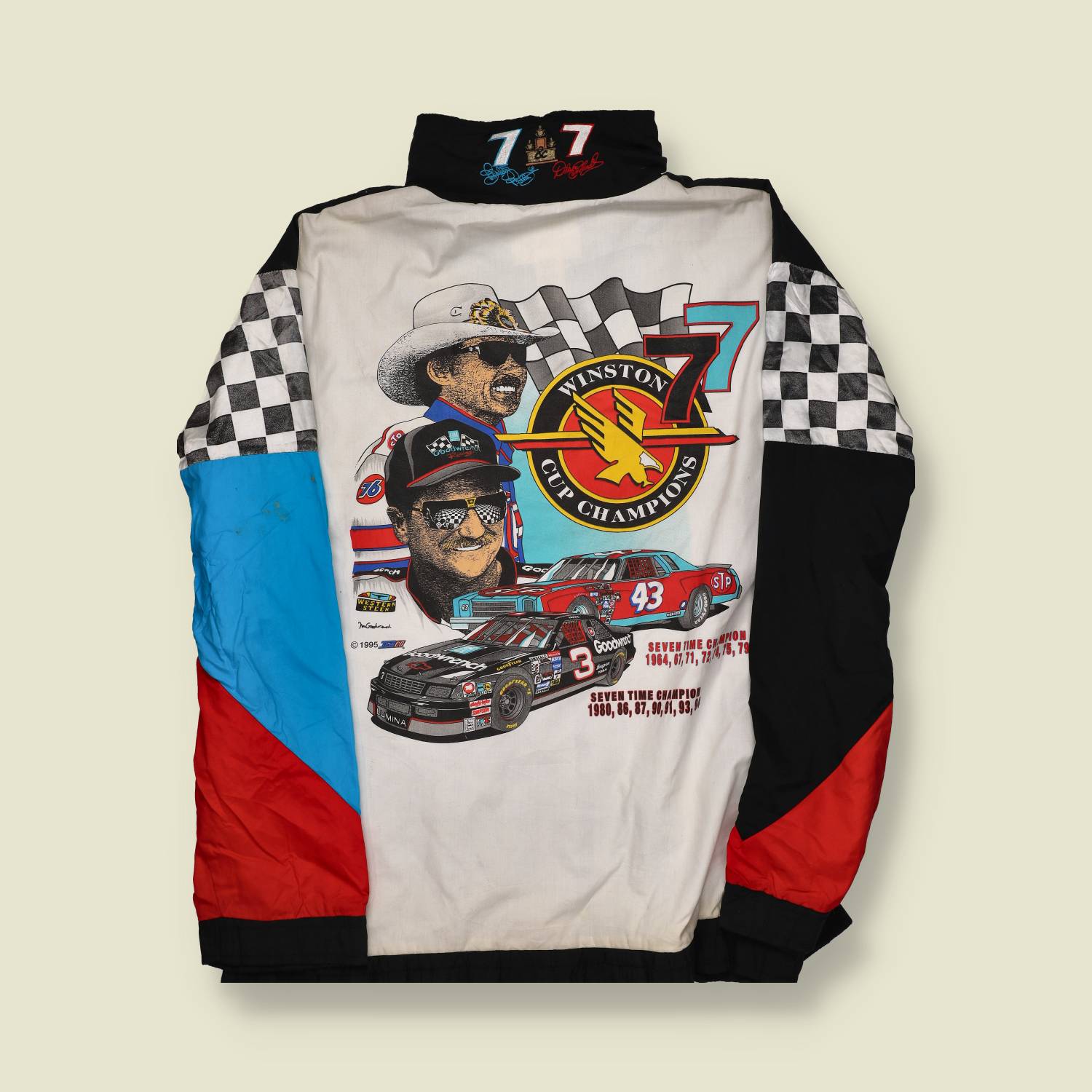 1995 | NASCAR | Richard Petty & Dale Earnhardt Racing Jacket – Multi - XL