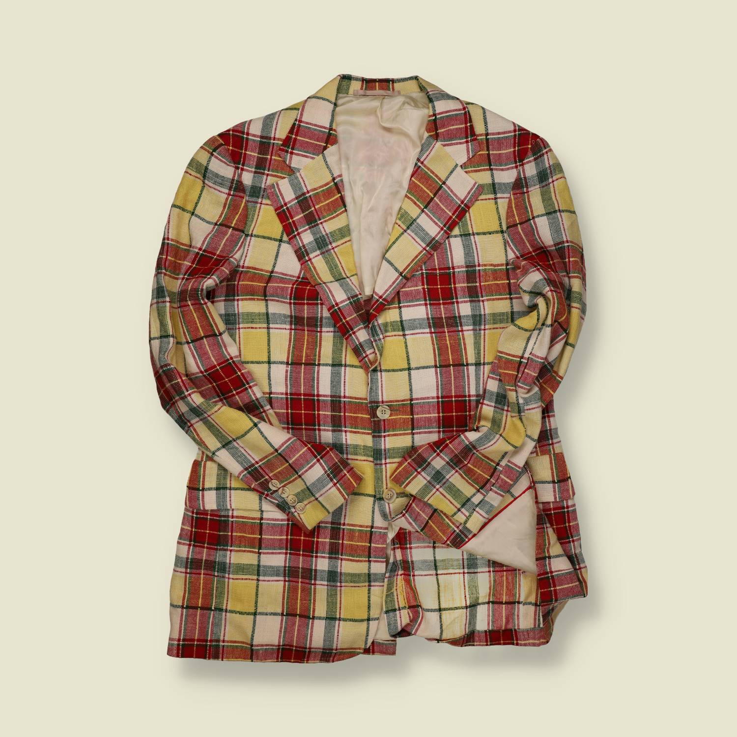 1970s | Ridout Bostrom | Madras Blazer – Multicolour - S