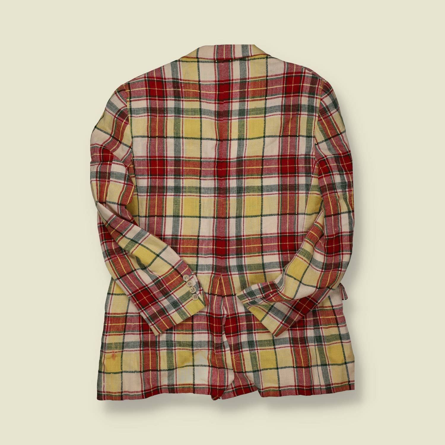 1970s | Ridout Bostrom | Madras Blazer – Multicolour - S